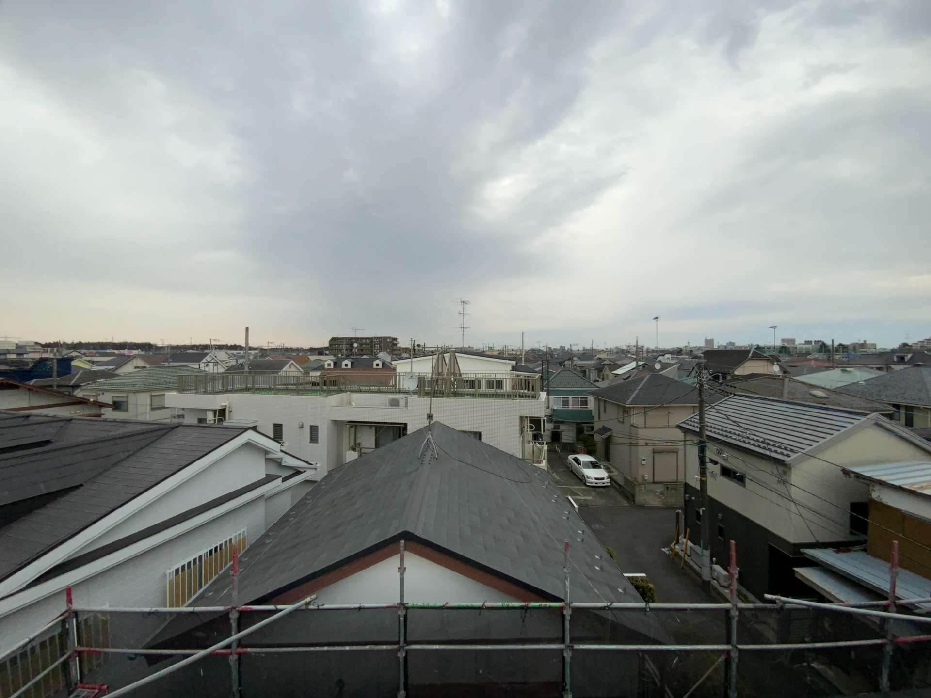 屋根から見る景色